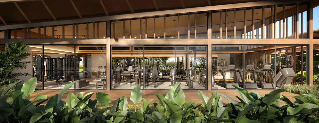 Academia do Artesano Campo Grande, com fachada envidraçada voltada para a natureza