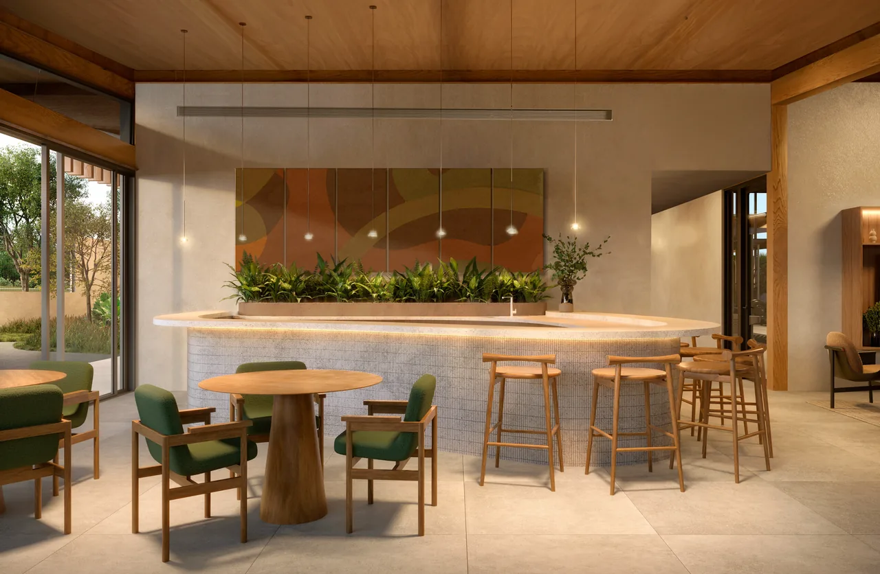 Lounge bar do clube do Artesano Campo Grande